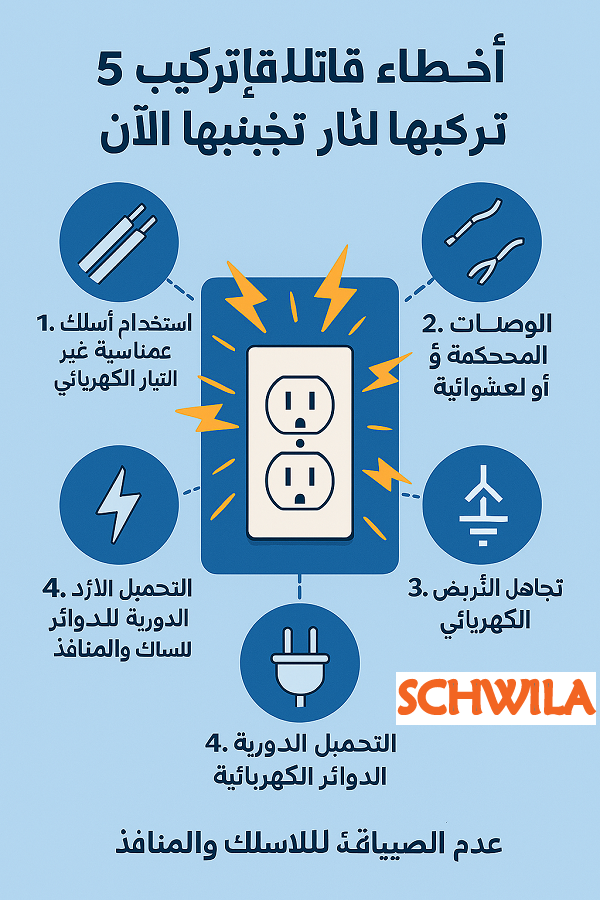 🚀 5 أخطاء قاتلة في تركيب الكهرباء يجب تجنبها الآن!