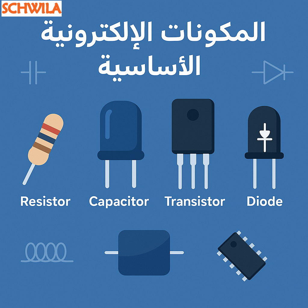 المكونات الإلكترونية الأساسية – دليل شامل 🚀