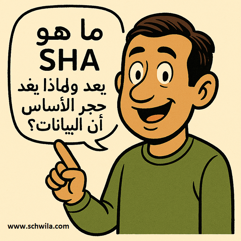 "خوارزمية SHA" "SHA-256" "SHA-3 مقابل SHA-2" "تجزئة البيانات" "أمن البيانات الرقمية" "التحقق من سلامة الملفات"